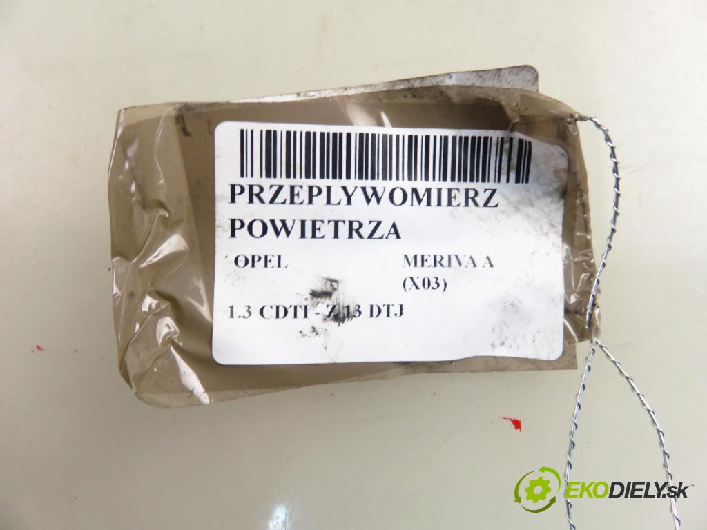 OPEL MERIVA A nadwozie wielkoprzestrzenne (MPV) (X03) HB 2006 55,00 1.3 CDTI - Z 13 DTJ 1248,00 váha vzduchu vzduchu 0281002802 ; 55558417