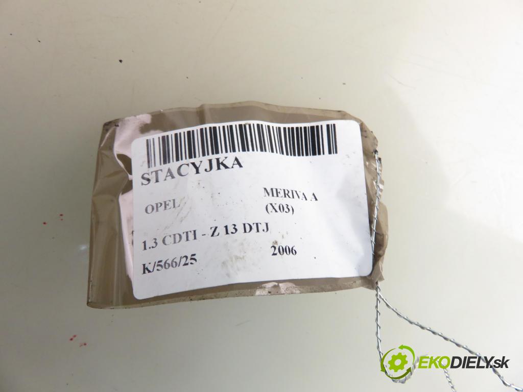 OPEL MERIVA A nadwozie wielkoprzestrzenne (MPV) (X03) HB 2006 55,00 1.3 CDTI - Z 13 DTJ 1248,00 spinačka 13144390 ; 5WK47631 (Spínacia skrinka)