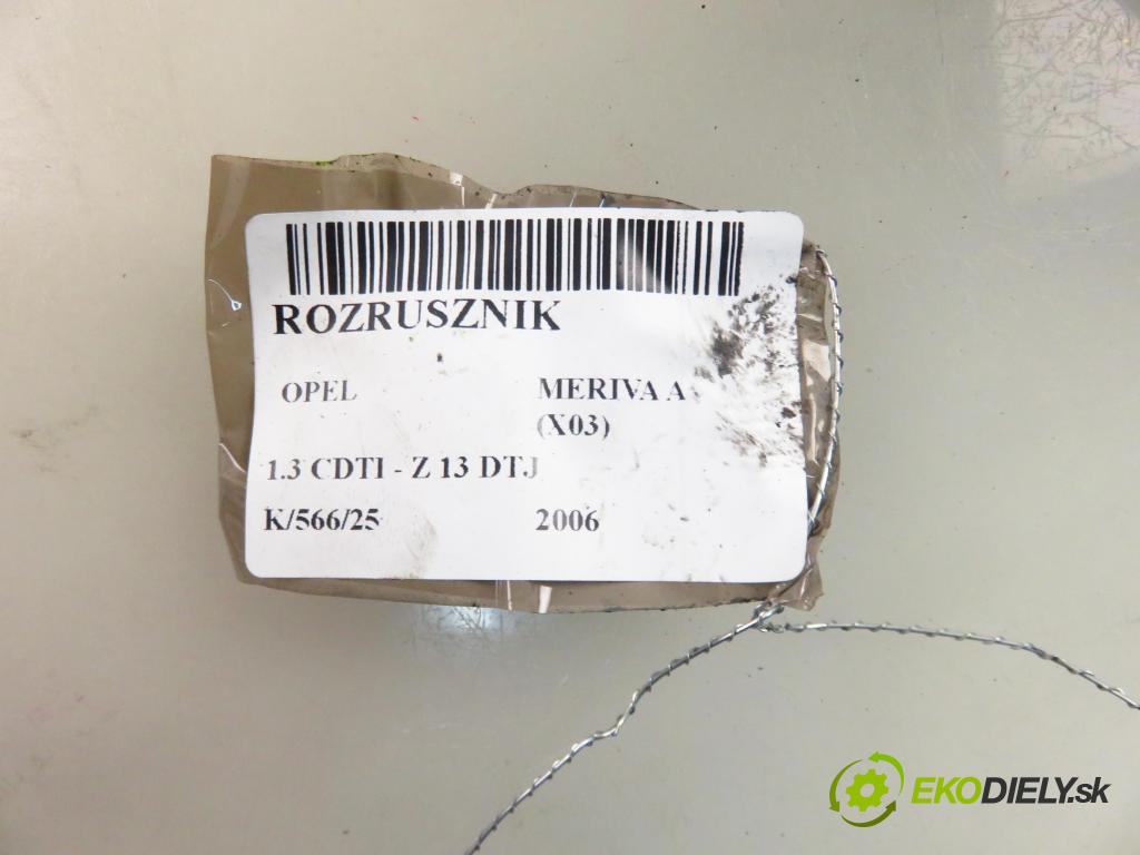 OPEL MERIVA A nadwozie wielkoprzestrzenne (MPV) (X03) HB 2006 55,00 1.3 CDTI - Z 13 DTJ 1248,00 Štartér 55217672 (Štartér)