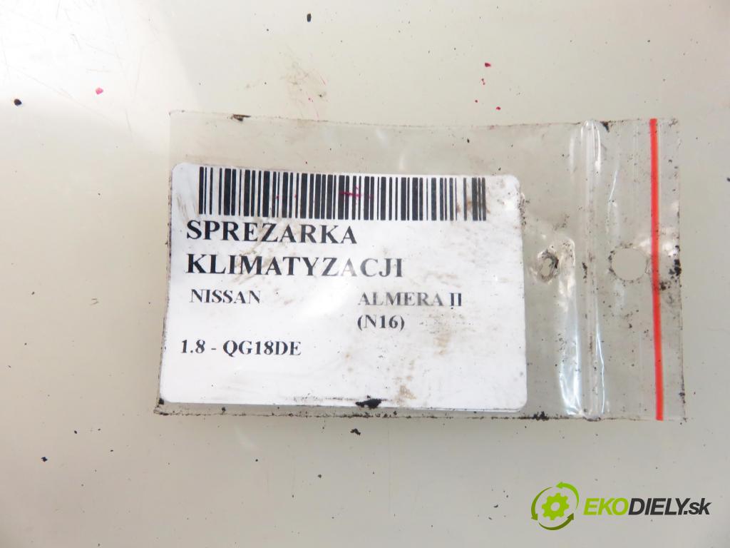 NISSAN ALMERA II Hatchback (N16) HB 2003 85,00 1.8 - QG18DE 1769,00 KOMPRESOR: klimatizácie  (Kompresor klimatizácie)