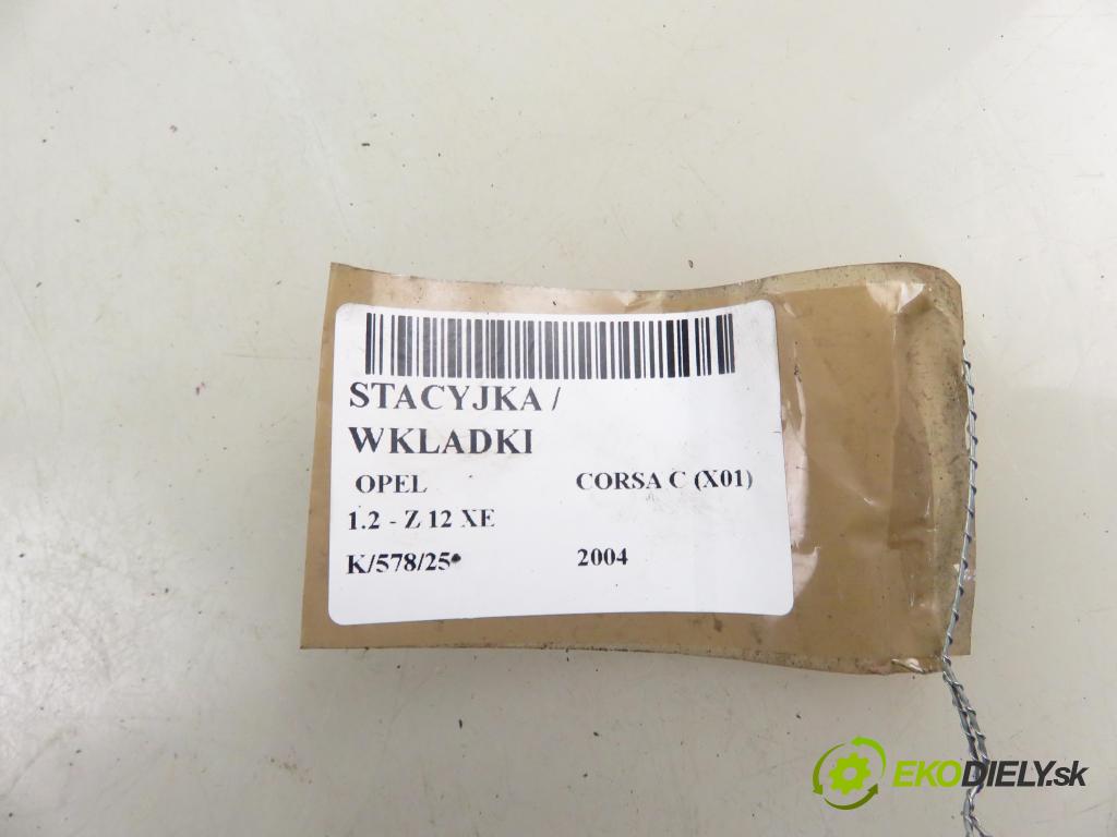 OPEL CORSA C (X01) HB 2004 55,00 1.2 16V 75 - Z 12 XE 1199,00 spinačka 24445098 ; 5WK4763 (Spínacia skrinka)