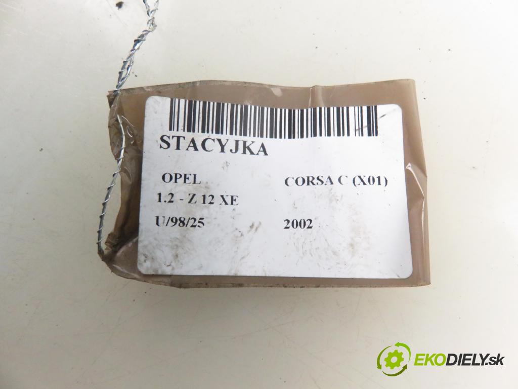 OPEL CORSA C (X01) HB 2002 55,00 1.2 16V 75 - Z 12 XE 1199,00 spinačka 24445098 ; 5WK4763 (Spínacia skrinka)