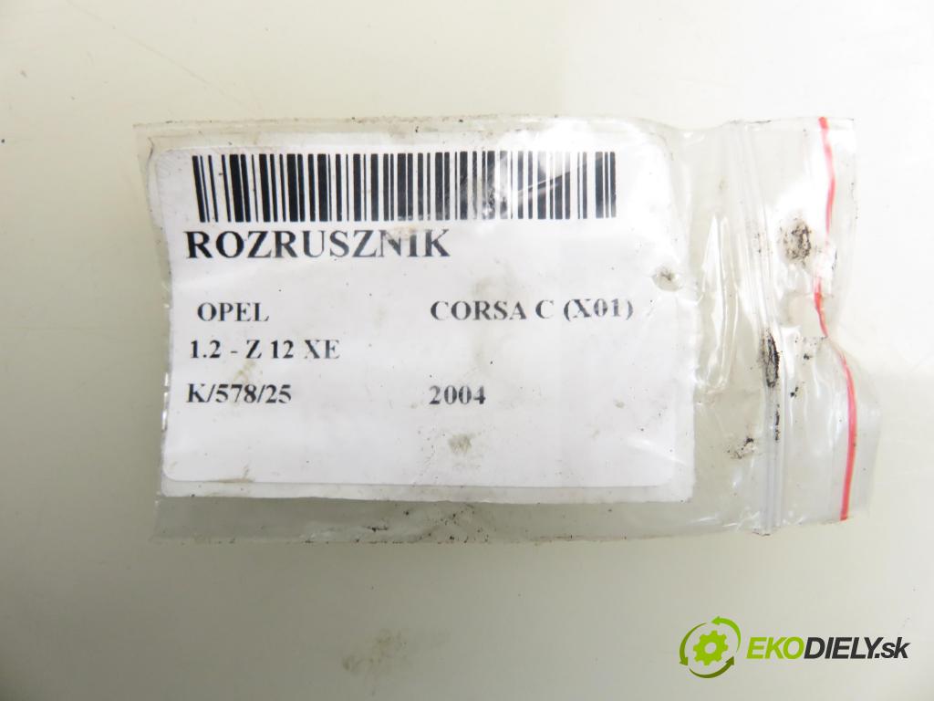 OPEL CORSA C (X01) HB 2004 55,00 1.2 16V 75 - Z 12 XE 1199,00 startér D6RA163 (Startér)