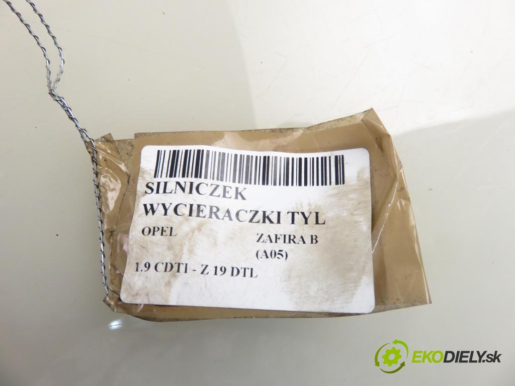 OPEL ZAFIRA B (A05) MINIVAN 2006 74,00 1.9 CDTI 8V 101 - Z 19 DTL 1910,00 motorek stěrače ZADNÍ: 53025212