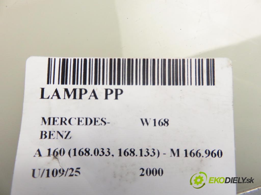 MERCEDES-BENZ KLASA A (W168) HB 2000 75,00 1.6 102 A 160  M 166.960 1598,00 Svetlo PP
