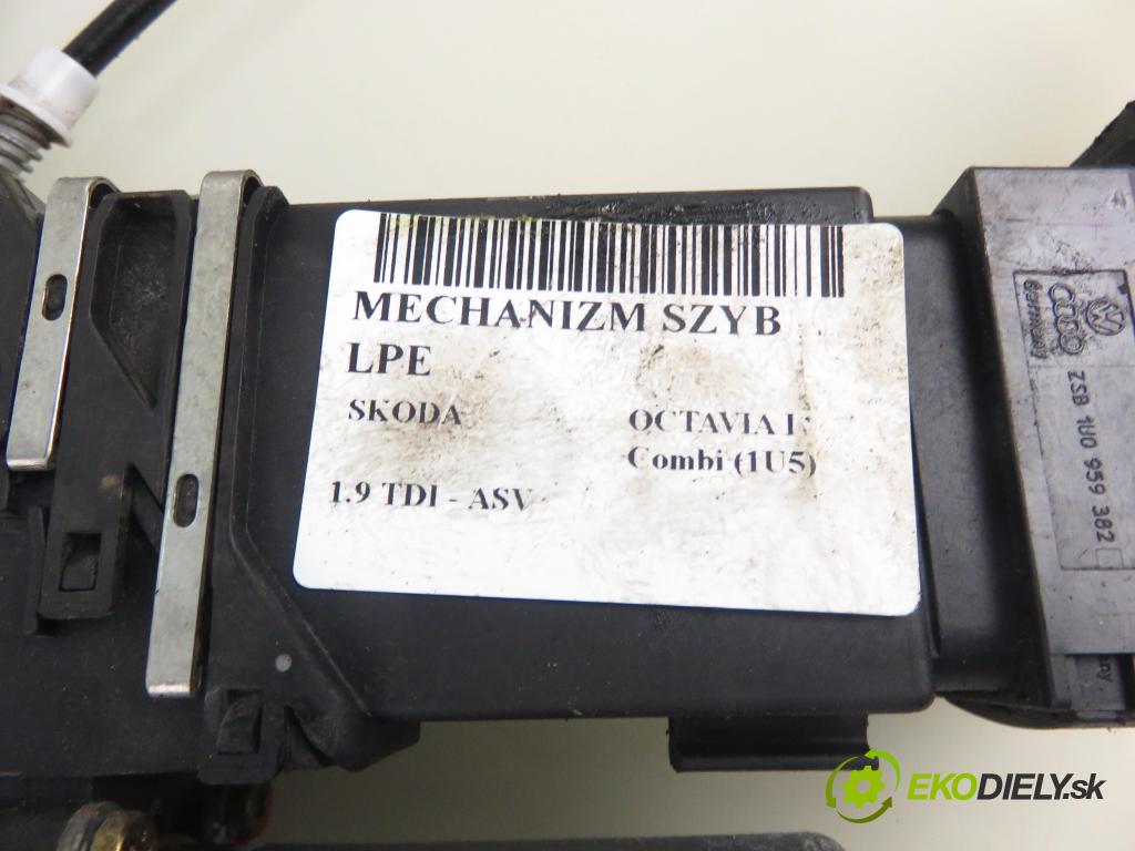 SKODA OCTAVIA I Combi (1U5) KOMBI 2004 81,00 1.9 TDI 110 - ASV 1896,00 mechanismus oken 0130821731