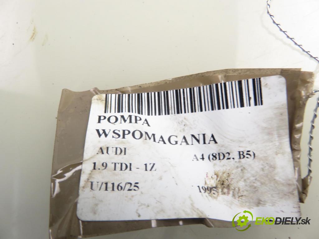 AUDI A4 (8D2, B5) SEDAN 1995 66,00 1.9 TDI - 1Z 1896,00 Pumpa servočerpadlo 8D0145155Q ; 7691955185 (Servočerpadlo, pumpa riadenia)