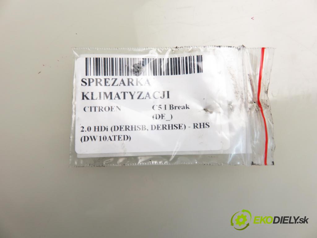 CITROEN C5 I Break (DE_) KOMBI 2002 79,00 2.0 HDi (DERHSB, DERHSE) - RHS (DW10ATED) 1997,00 KOMPRESOR: klimatizace 1135512 (Kompresory)