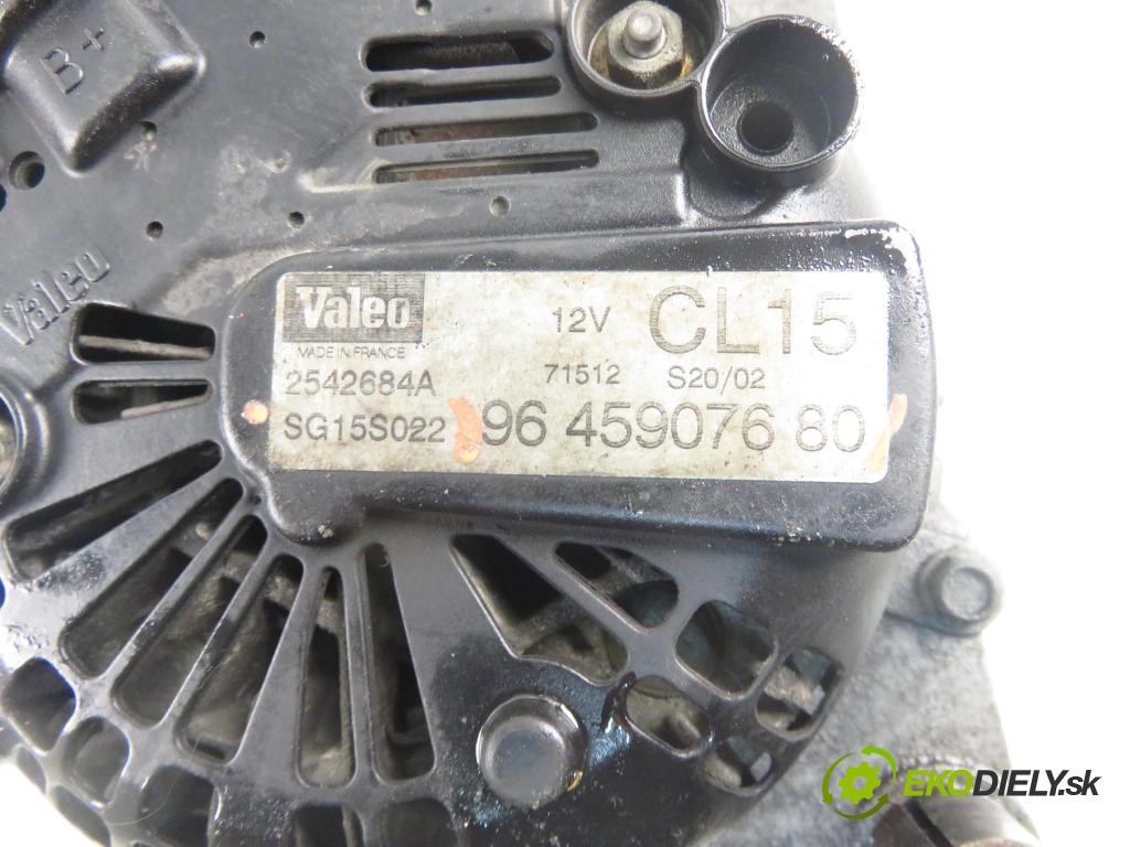 CITROEN C5 I Break (DE_) KOMBI 2002 79,00 2.0 HDi (DERHSB, DERHSE) - RHS (DW10ATED) 1997,00 Alternátor 9645907680 ; SG15S022 (Alternátor)