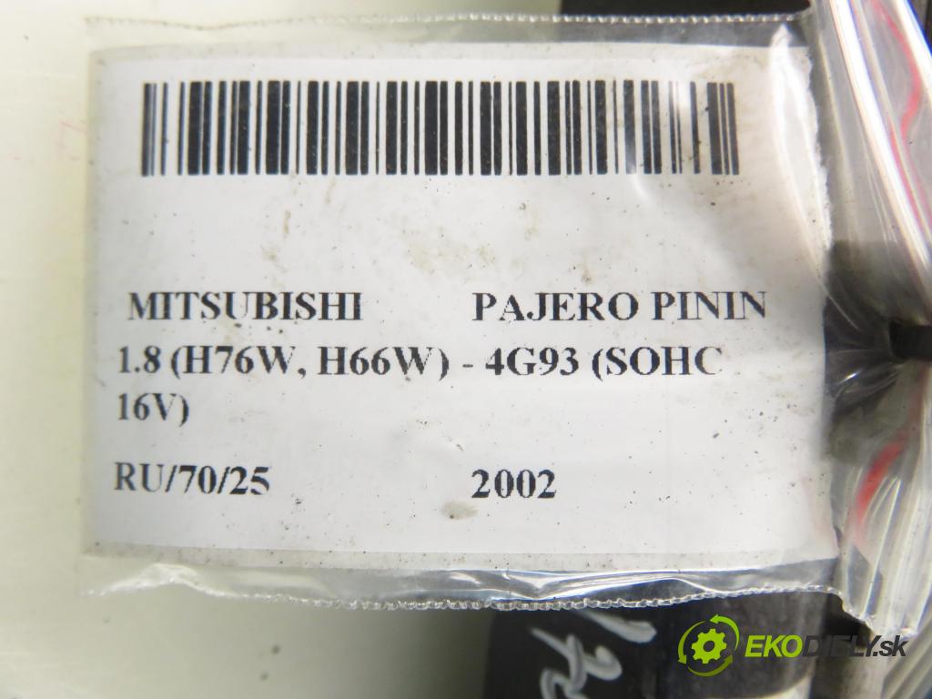 MITSUBISHI PAJERO PININ (H6_W, H7_W) SUV 2002 84,00 1.8 (H76W, H66W) - 4G93 (SOHC 16V) 1834,00 chladič vody