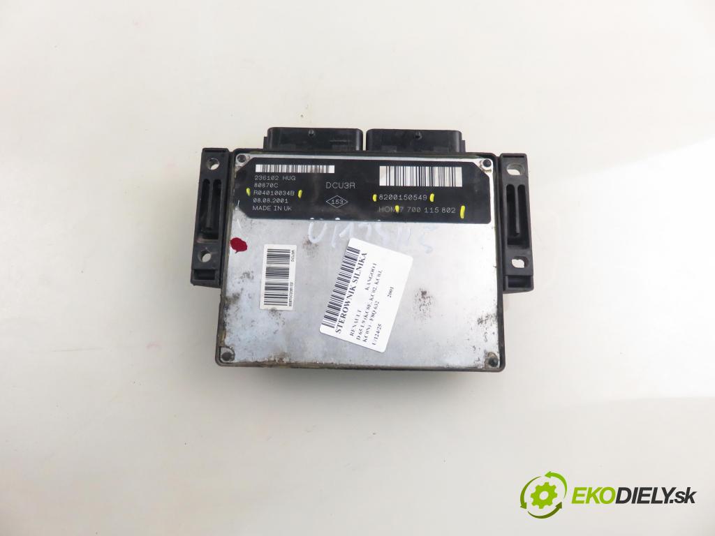 RENAULT KANGOO (KC0/1_) FURGON 2001 47,00 1.9 D 1870,00 Riadiaca jednotka Motor 8200150549 ; 7700115802 ; R04010034B