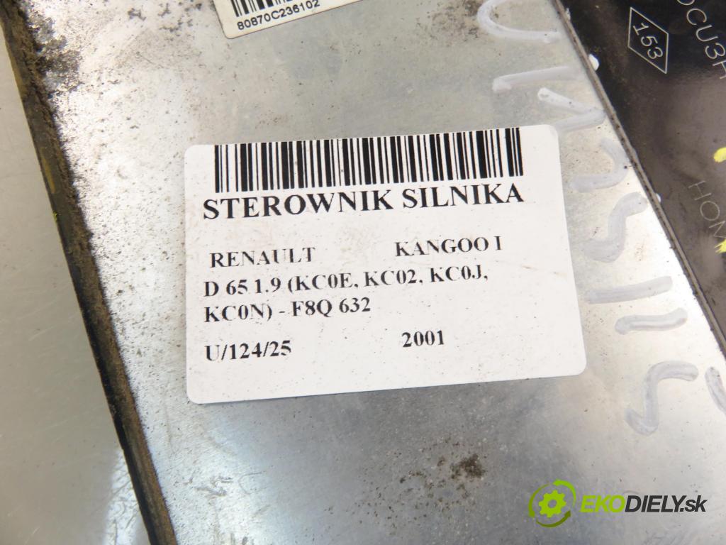 RENAULT KANGOO (KC0/1_) FURGON 2001 47,00 1.9 D 1870,00 Riadiaca jednotka Motor 8200150549 ; 7700115802 ; R04010034B