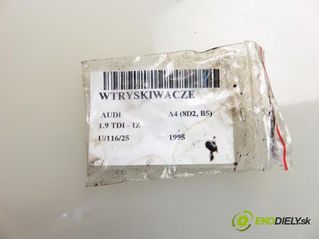 AUDI A4 (8D2, B5) SEDAN 1995 66,00 1.9 TDI - 1Z 1896,00 Vstrekovacie ventily 028130201J ; 028130201G (Vstrekovací ventil)