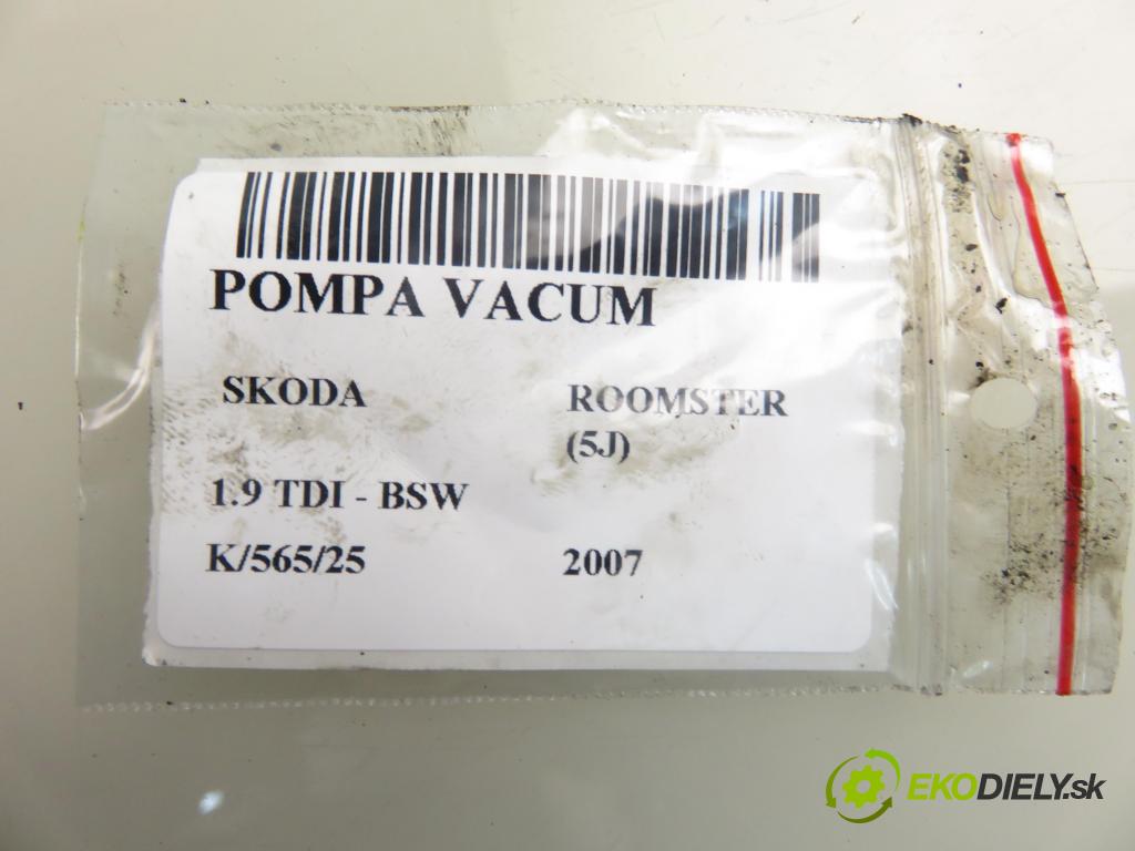 SKODA ROOMSTER (5J) KOMBIVAN 2007 77,00 1.9 TDI - BSW 1896,00 Pumpa vákuová 038145209C