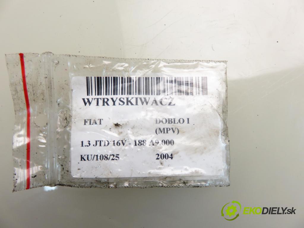 FIAT DOBLO nadwozie wielkoprzestrzenne (MPV) (119_, 223_) KOMBIVAN 2004 51,00 1.3 JTD 16V - 188 A9.000 1248,00 vstrekovač 0445110083 (Vstrekovač paliva)