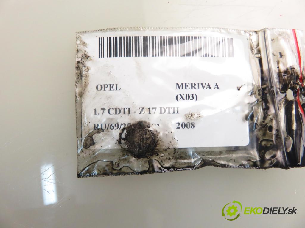 OPEL MERIVA A nadwozie wielkoprzestrzenne (MPV) (X03) MINIVAN 2008 74,00 1.7 CDTI 100 - Z 17 DTH 1686,00 Turbodúchadlo 8981023640 (Turbodúchadlo (kompletné))