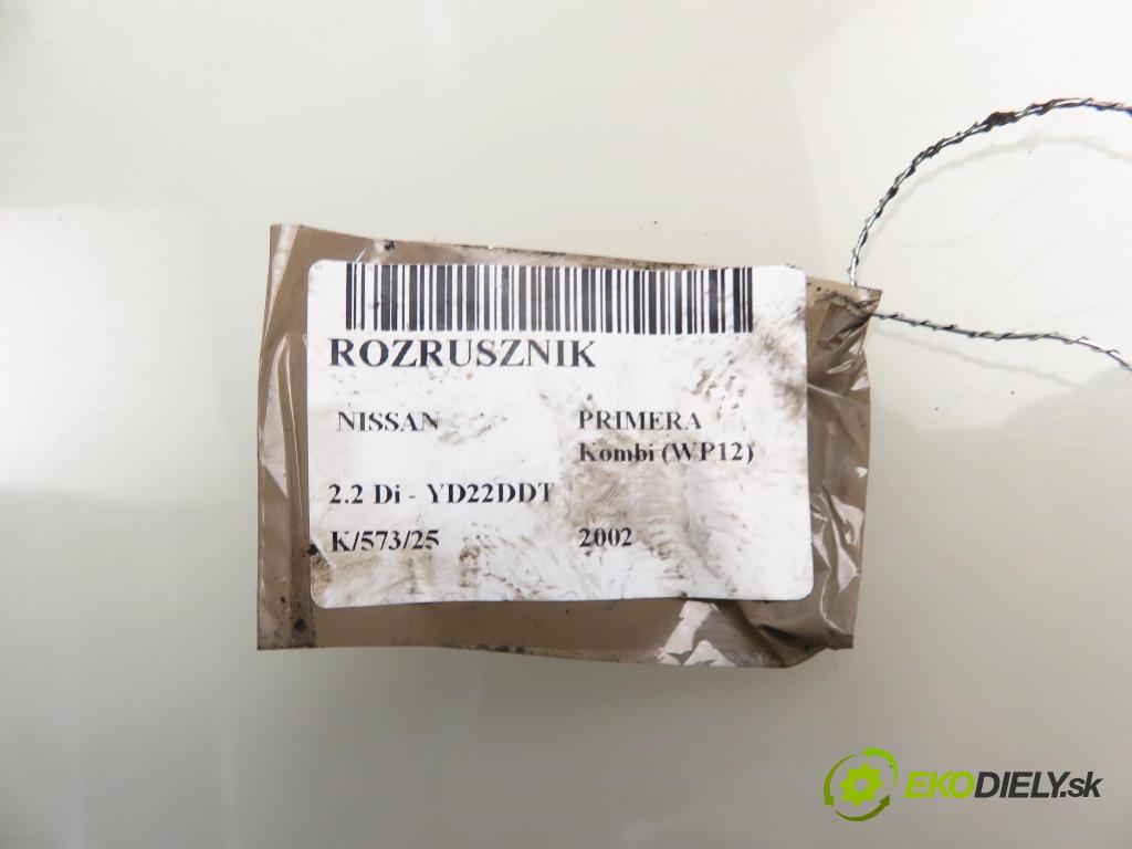 NISSAN PRIMERA Kombi (WP12) KOMBI 2002 93,00 2.2 Di - YD22DDT 2184,00 Štartér 233008H801 ; M008T71471 (Štartér)