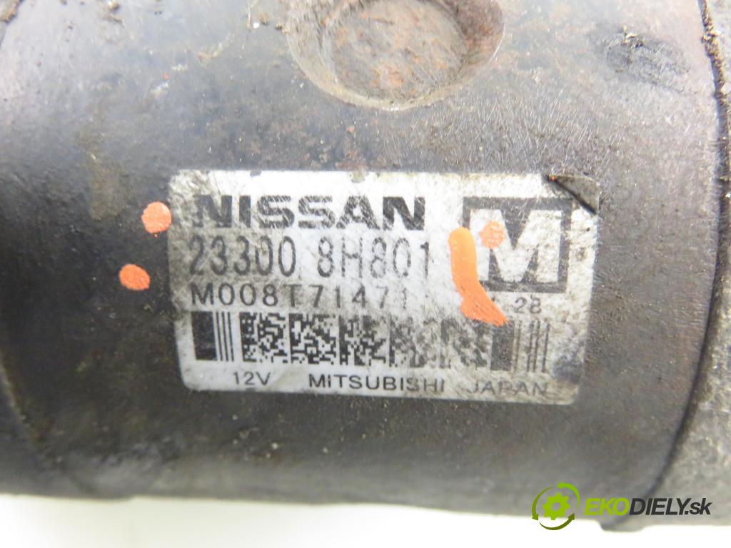 NISSAN PRIMERA Kombi (WP12) KOMBI 2002 93,00 2.2 Di - YD22DDT 2184,00 Štartér 233008H801 ; M008T71471 (Štartér)