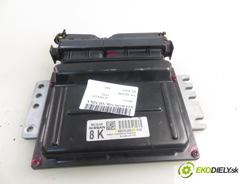 NISSAN ALMERA II Hatchback (N16) HB 2003 85,00 1.8 - QG18DE 1769,00 Riadiaca jednotka Motor MEC32220