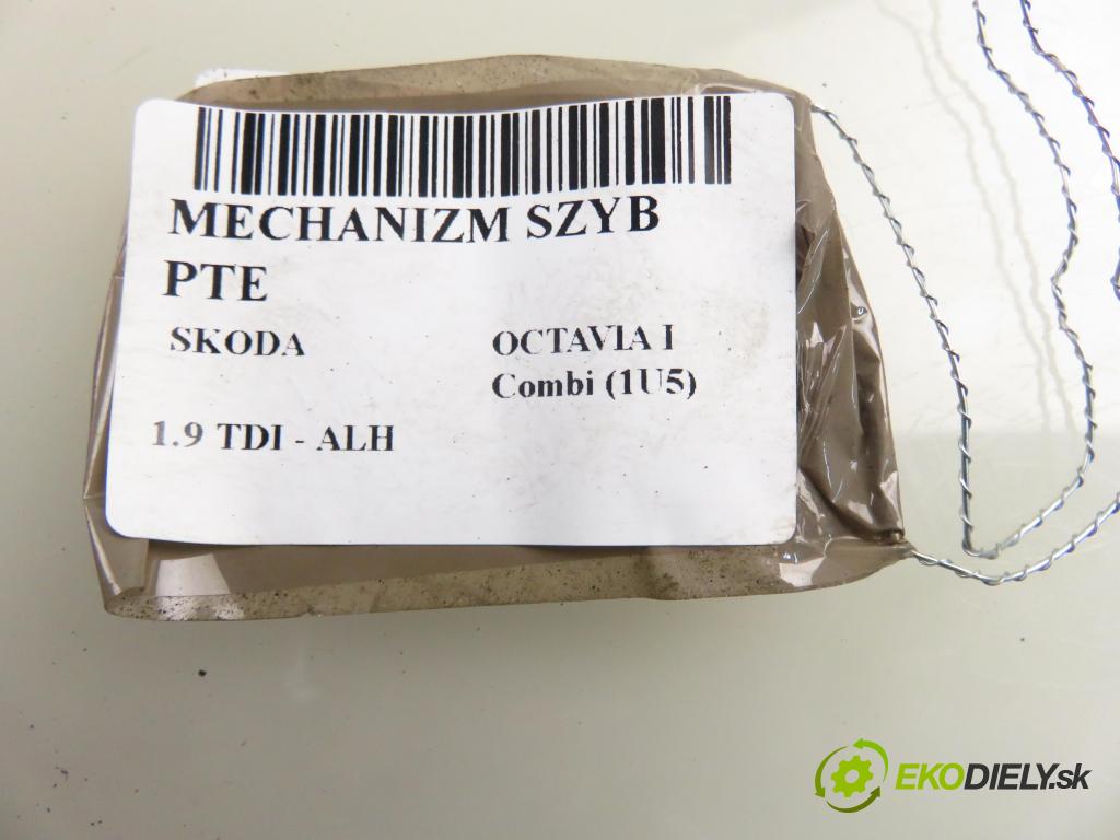 SKODA OCTAVIA I Combi (1U5) KOMBI 2005 66,00 1.9 TDI 90 - ALH 1896,00 mechanismus oken PTE 1U4839402C