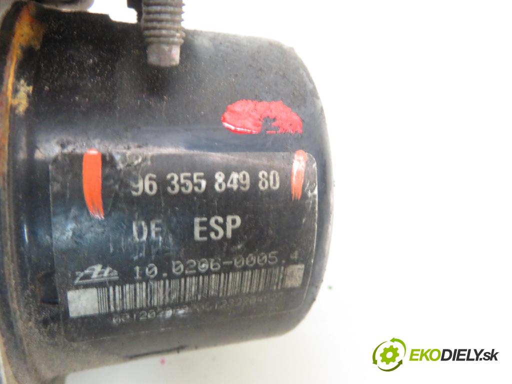 CITROEN C5 I Break (DE_) KOMBI 2002 79,00 2.0 HDi (DERHSB, DERHSE) - RHS (DW10ATED) 1997,00 pumpa ABS 10096011133 ; 9635584980 (Pumpy brzdové)