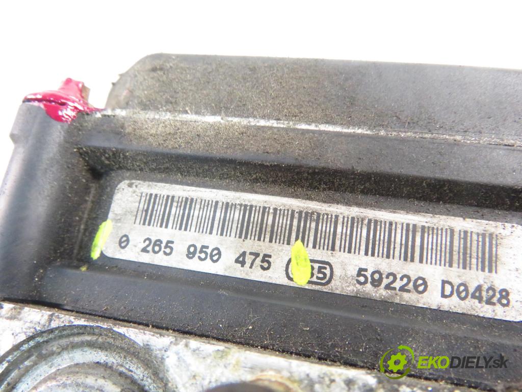 OPEL MERIVA A nadwozie wielkoprzestrzenne (MPV) (X03) HB 2006 55,00 1.3 CDTI - Z 13 DTJ 1248,00 pumpa ABS 0265950475 ; 13212935 ; 0265234339 (Pumpy brzdové)