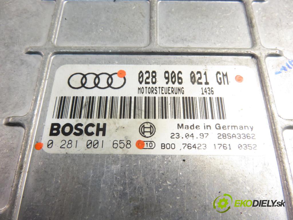 AUDI A4 (8D2, B5) SEDAN 1997 66,00 1.9 TDI - AHU 1896,00 Riadiaca jednotka Motor 028906021GM ; 0281001658