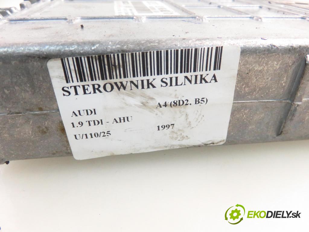 AUDI A4 (8D2, B5) SEDAN 1997 66,00 1.9 TDI - AHU 1896,00 Riadiaca jednotka Motor 028906021GM ; 0281001658