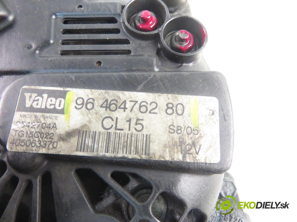 CITROEN C3 I (FC_) HB 2003 50,00 1.4 HDi 8V - 8HX 1398,00 Alternátor 9646476280 (Alternátor)