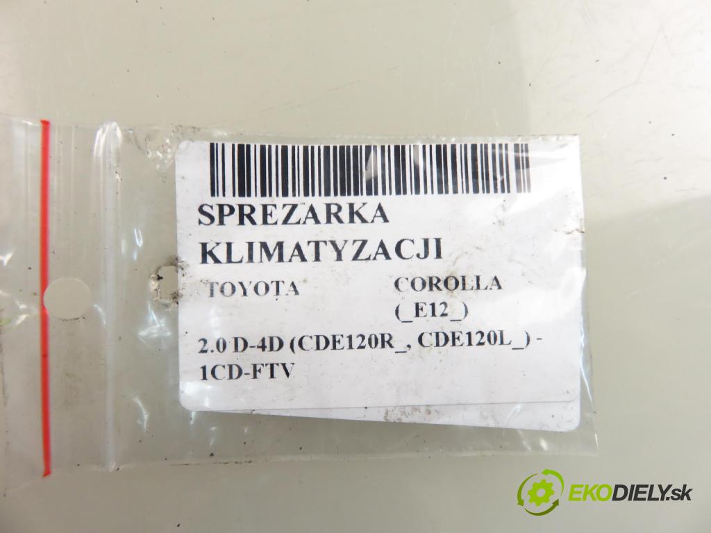 TOYOTA COROLLA (_E12_) HB 2004 66,00 2.0 D-4D 1995,00 KOMPRESOR: klimatizace 4472206364 (Kompresory)