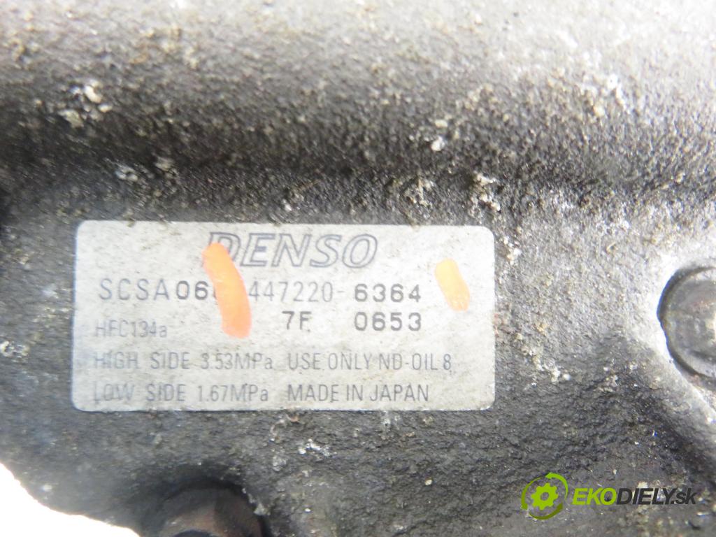 TOYOTA COROLLA (_E12_) HB 2004 66,00 2.0 D-4D 1995,00 KOMPRESOR: klimatizace 4472206364 (Kompresory)