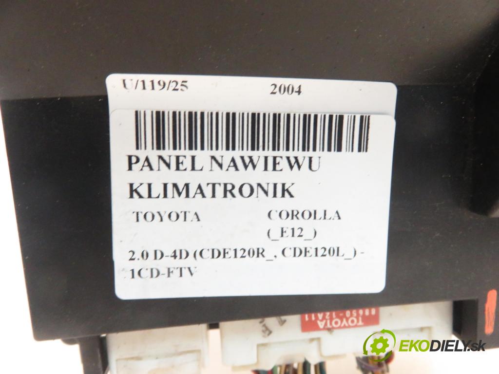 TOYOTA COROLLA (_E12_) HB 2004 66,00 2.0 D-4D 1995,00 Panel kúrenia KLIMATRONIK 5593012391