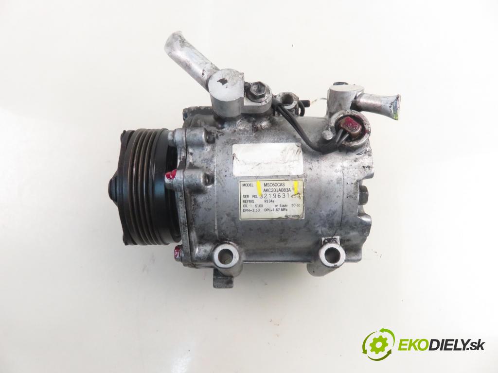 SUZUKI SX4 (EY, GY) CROSSOVER 2008 79,00 1.6 VVT 4x4 (RW 416) 107 - M16A 1586,00 KOMPRESOR: klimatizace AKC201A083A ; MSC60CAS (Kompresory)
