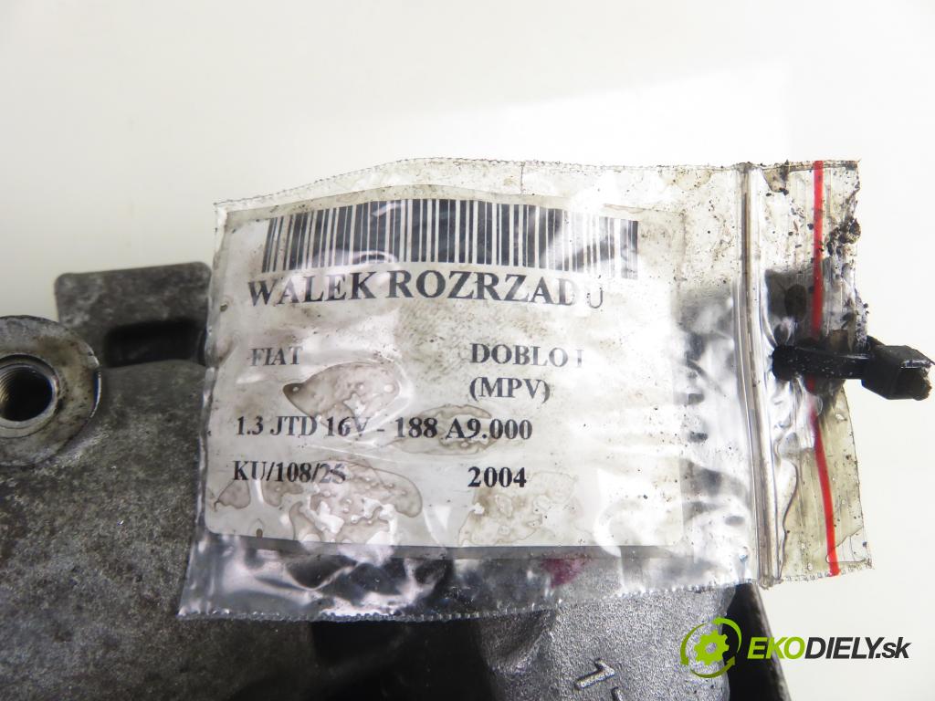 FIAT DOBLO nadwozie wielkoprzestrzenne (MPV) (119_, 223_) KOMBIVAN 2004 51,00 1.3 JTD 16V - 188 A9.000 1248,00 vačka Vačkový hriadeľ: