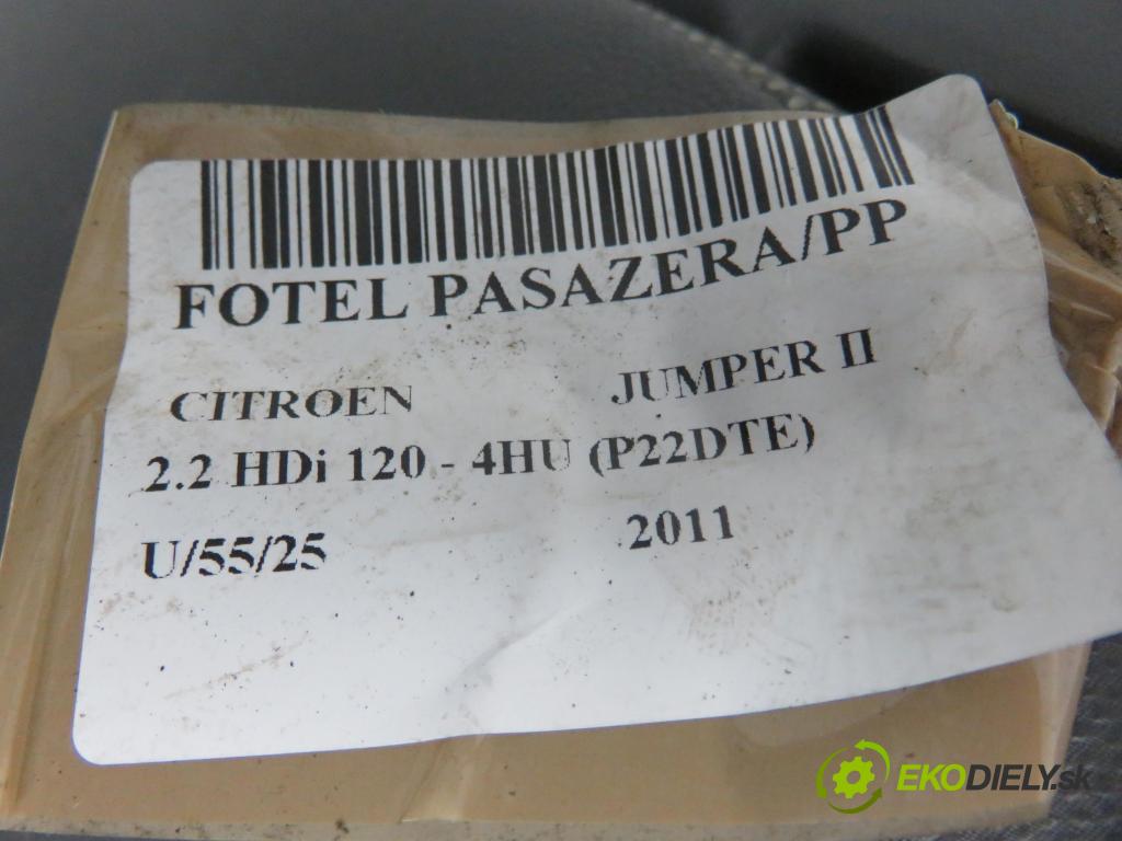 CITROEN JUMPER Skrzynia FURGON 2011 88,00 2.2 HDi 120 - 4HU (P22DTE) 2198,00 Sedadlo CESTUJÚCI/PP 