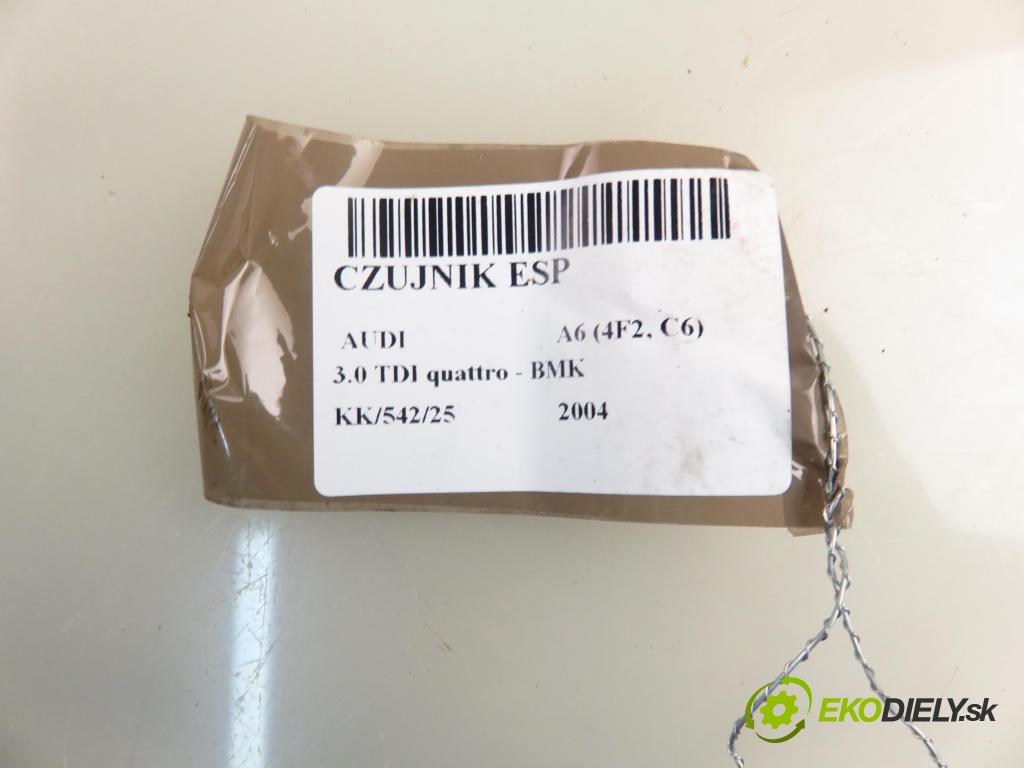 AUDI A6 (4F2, C6) SEDAN 2004 165,00 3.0 TDI quattro - BMK 2967,00 snímač ESP 4F0907637 ; 0265005278