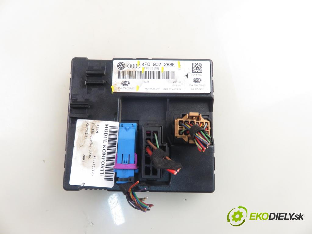 AUDI A6 (4F2, C6) SEDAN 2004 165,00 3.0 TDI quattro - BMK 2967,00 MODUL komfortu 4F0907289E ; 5DK00876220 ; 4F0910289E
