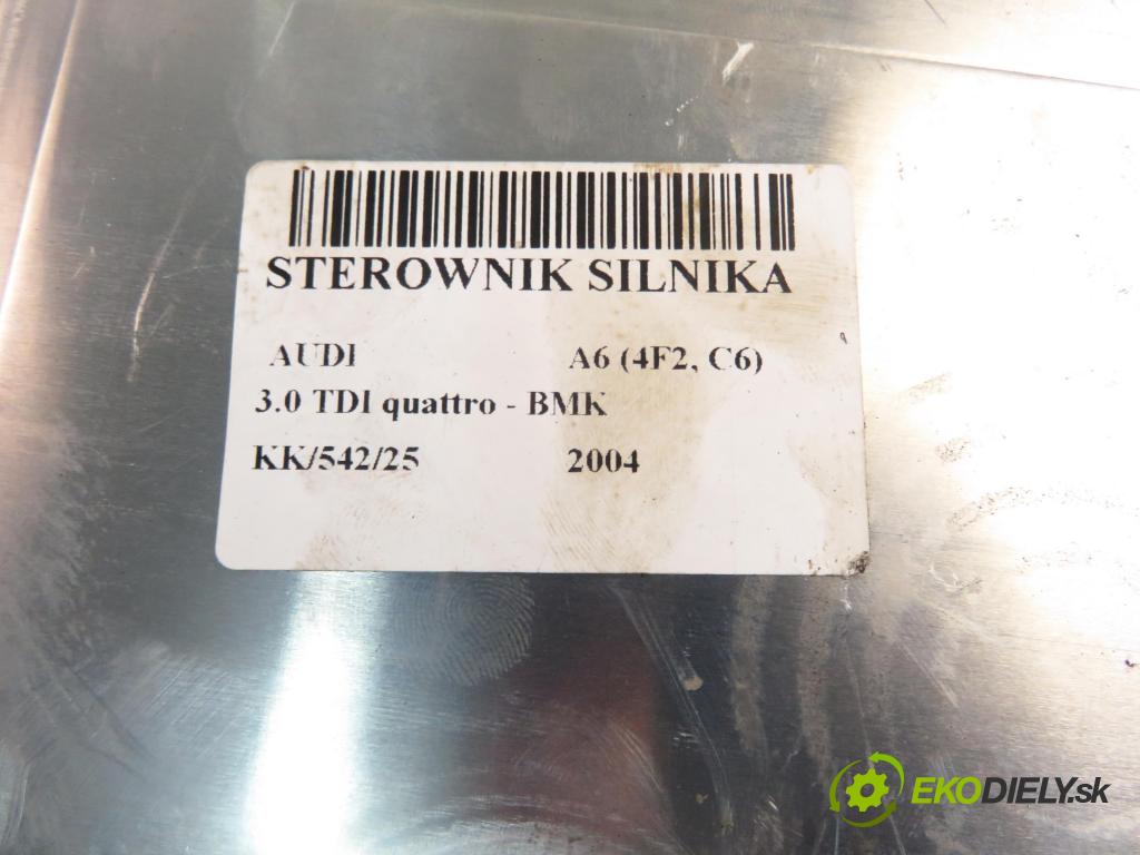 AUDI A6 (4F2, C6) SEDAN 2004 165,00 3.0 TDI quattro - BMK 2967,00 Riadiaca jednotka Motor 4F0907401A ; 4F0910401L ; 0281012153