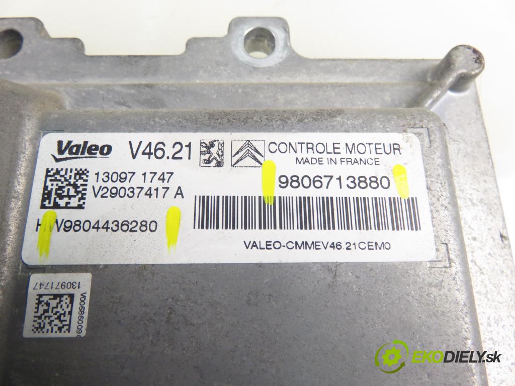PEUGEOT 301 SEDAN 2013 85,00 1.6 VTi 115 - NFP (EC5) 1587,00 Riadiaca jednotka Motor 9806713880 ; 9804436280
