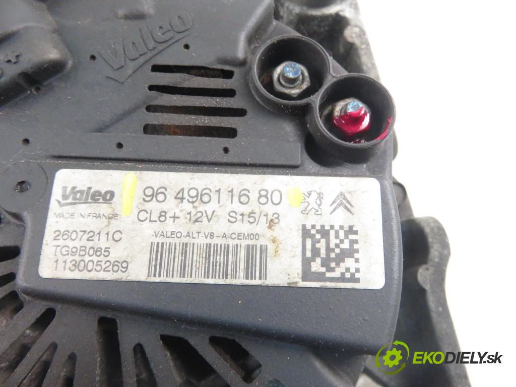 PEUGEOT 301 SEDAN 2013 85,00 1.6 VTi 115 - NFP (EC5) 1587,00 Alternátor 9649611680 (Alternátor)