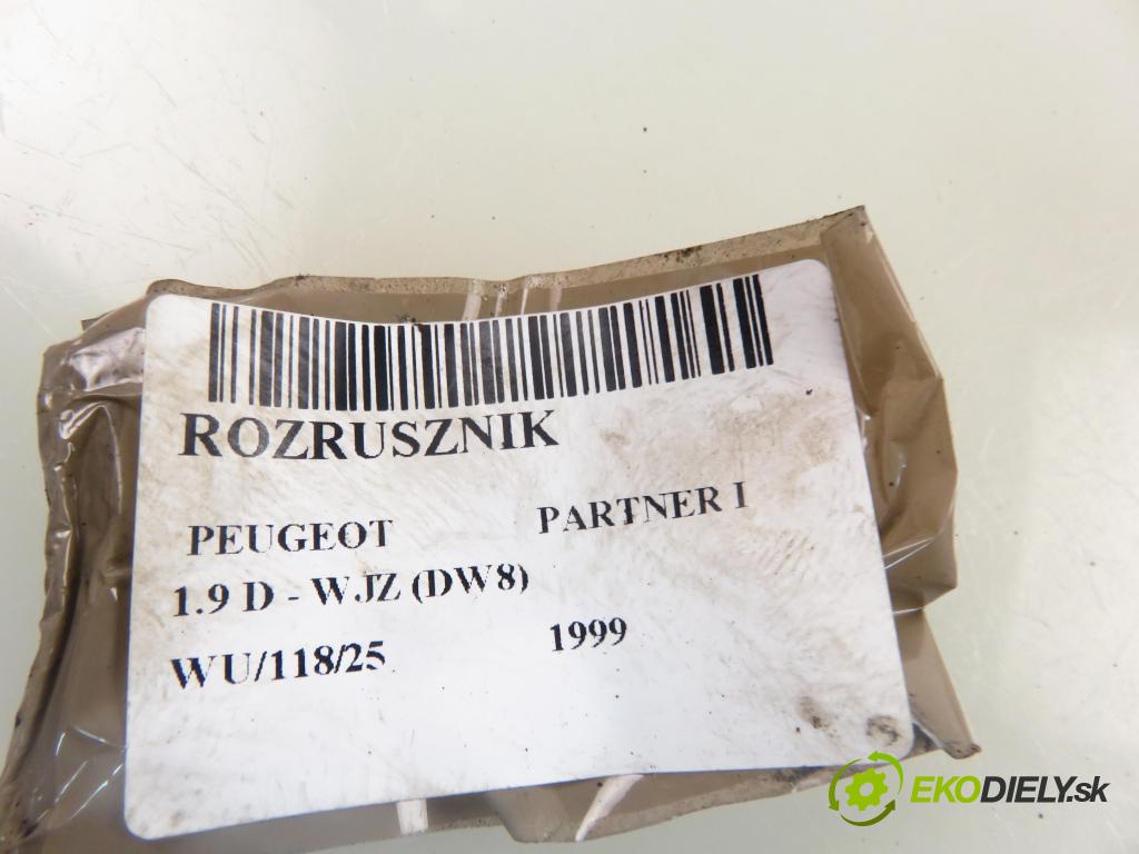 PEUGEOT PARTNER Combispace (5F) KOMBIVAN 1999 51,00 1.9 D - WJZ (DW8) 1868,00 Štartér D7R26 (Štartér)