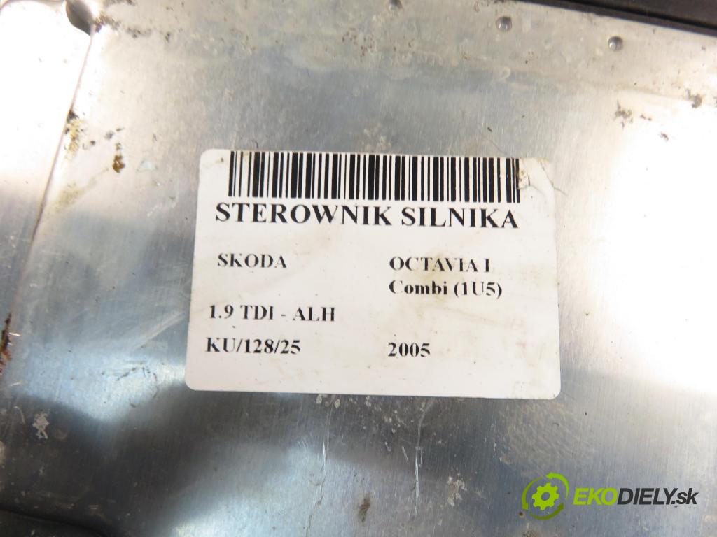 SKODA OCTAVIA I Combi (1U5) KOMBI 2005 66,00 1.9 TDI 90 - ALH 1896,00 Riadiaca jednotka Motor 038906012HA ; 0281011309