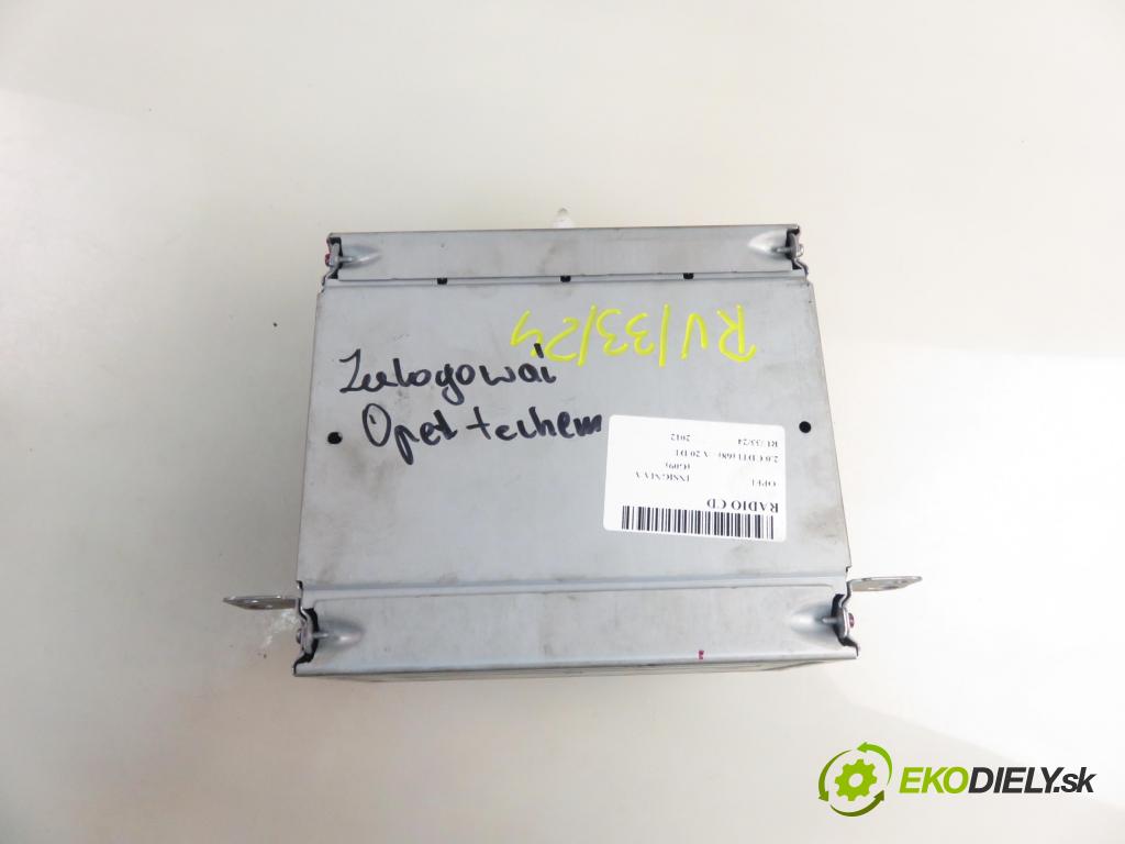 OPEL INSIGNIA A (G09) LIFTBACK 2012 96,00 2.0 CDTI (68) - A 20 DT 1956,00 RADIO CD 22883321
