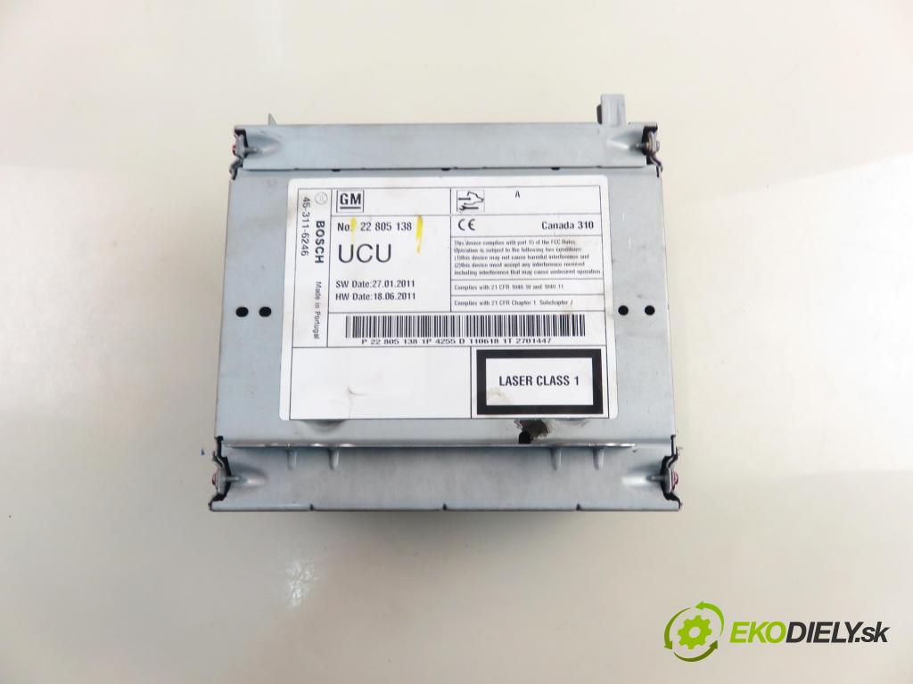 CHEVROLET ORLANDO (J309) MINIVAN 2012 120,00 2.0 D VCDi 163 - Z 20 D1 (LNP) 1998,00 RADIO CD 22805138