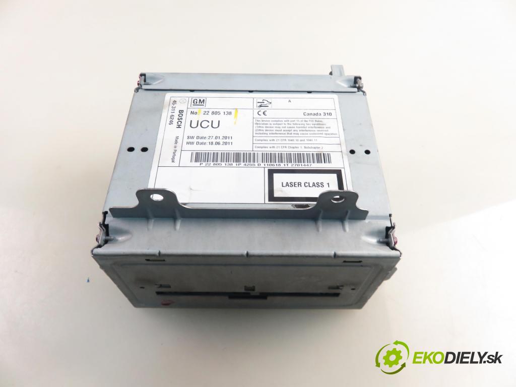 CHEVROLET ORLANDO (J309) MINIVAN 2012 120,00 2.0 D VCDi 163 - Z 20 D1 (LNP) 1998,00 RADIO CD 22805138