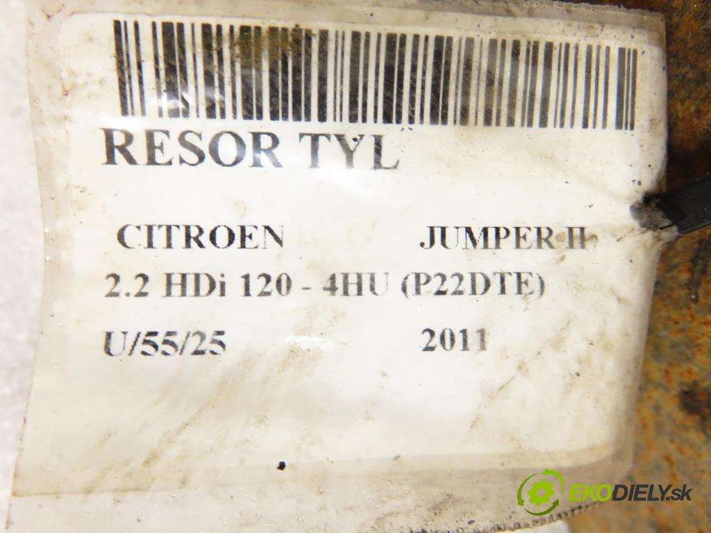 CITROEN JUMPER Skrzynia FURGON 2011 88,00 2.2 HDi 120 - 4HU (P22DTE) 2198,00 Listové pero zadné