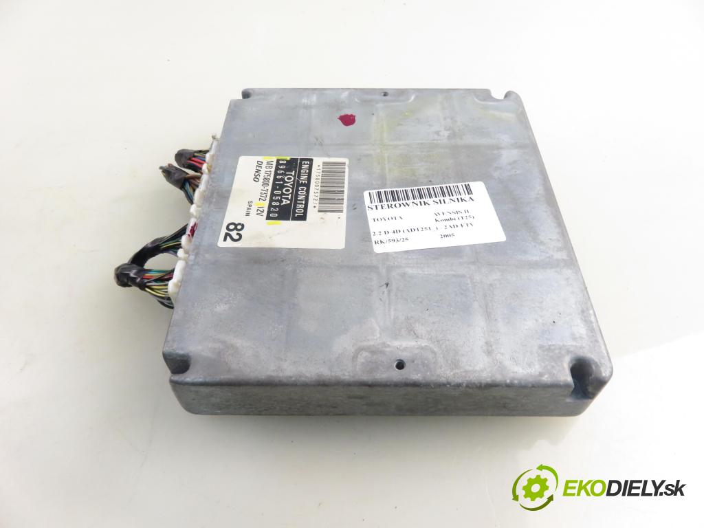 TOYOTA AVENSIS Kombi (_T25_) KOMBI 2005 110,00 2.2 D-4D (ADT251) 150 - 2AD-FTV 2231,00 Riadiaca jednotka Motor 8966105820 ; MB1758007372