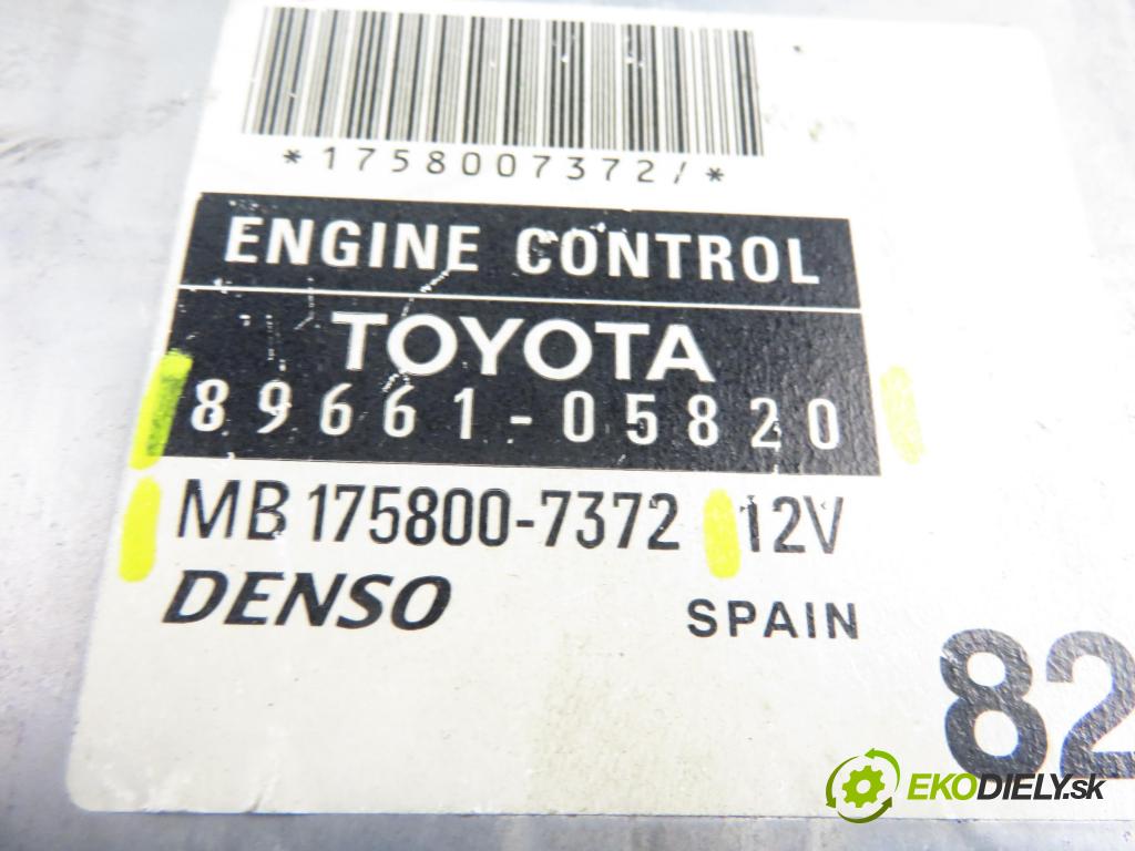 TOYOTA AVENSIS Kombi (_T25_) KOMBI 2005 110,00 2.2 D-4D (ADT251) 150 - 2AD-FTV 2231,00 Riadiaca jednotka Motor 8966105820 ; MB1758007372