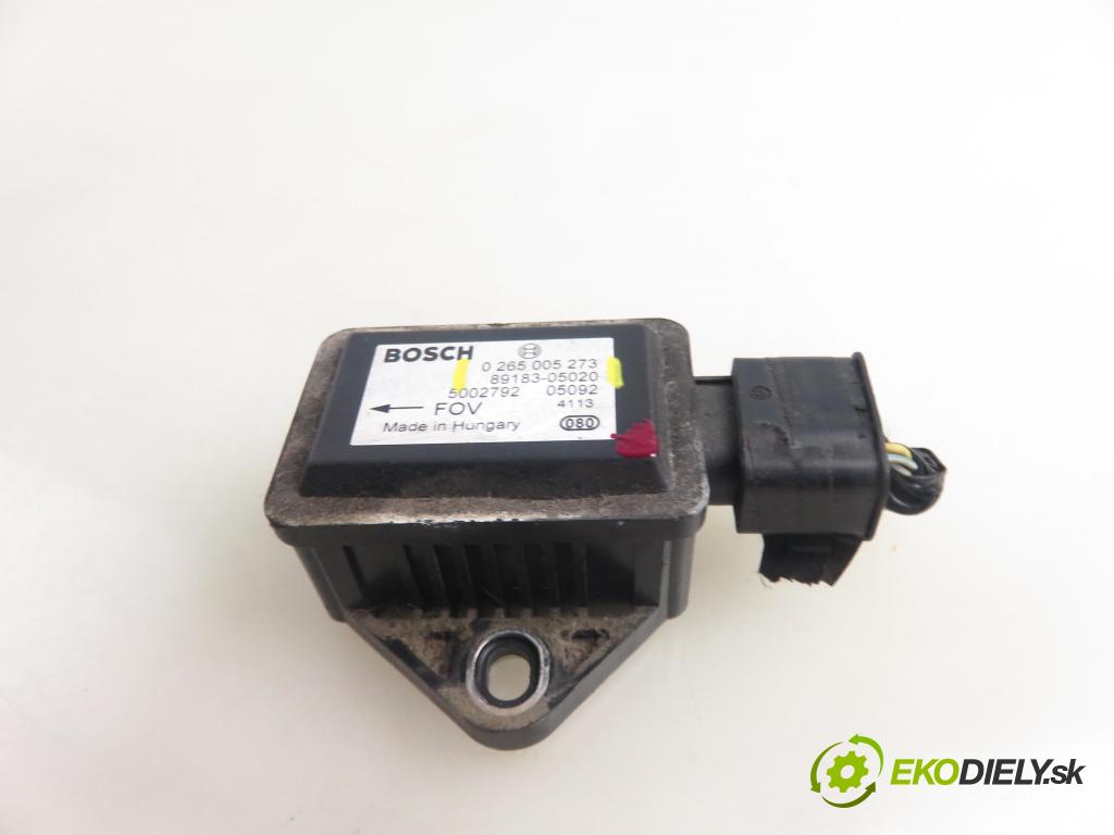 TOYOTA AVENSIS Kombi (_T25_) KOMBI 2005 110,00 2.2 D-4D (ADT251) 150 - 2AD-FTV 2231,00 Snímač ESP 0265005273 ; 8918305020