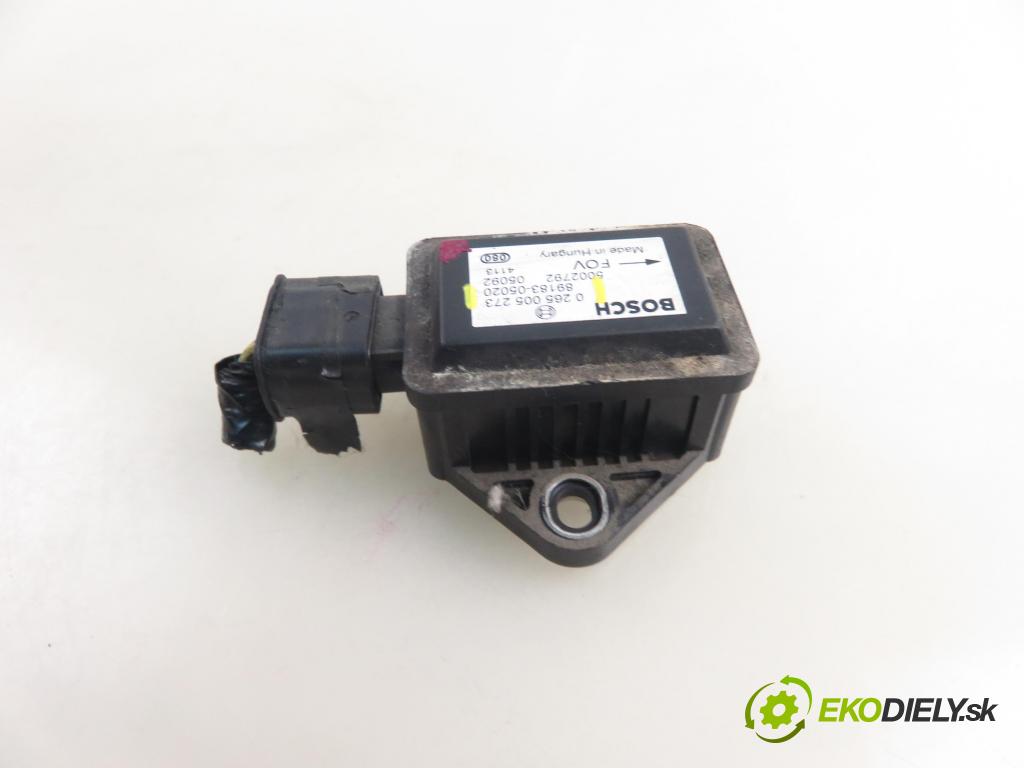 TOYOTA AVENSIS Kombi (_T25_) KOMBI 2005 110,00 2.2 D-4D (ADT251) 150 - 2AD-FTV 2231,00 Snímač ESP 0265005273 ; 8918305020